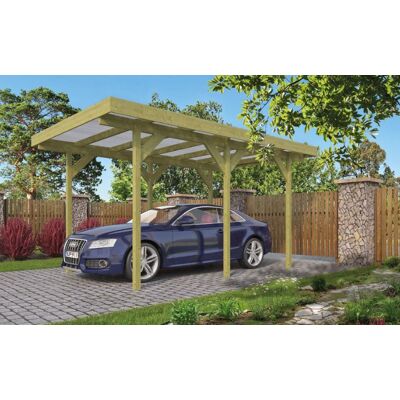 Tuindeco Actie carport 300x500 cm vuren groen geïmpregneerd Tuindeco Actie carport 300x500 cm vuren groen geïmpregneerd