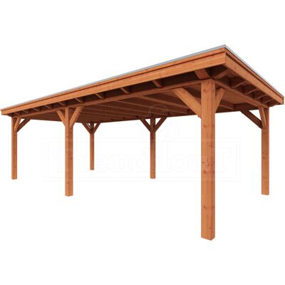 Trendhout Buitenverblijf Florence 780x425 cm - Plat dak Trendhout Buitenverblijf Florence 780x425 cm - Plat dak