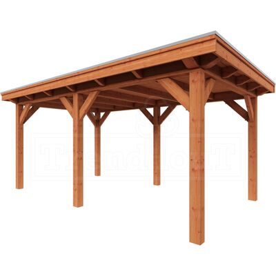 Trendhout Buitenverblijf Florence 545x360 cm - Plat dak Trendhout Buitenverblijf Florence 545x360 cm - Plat dak