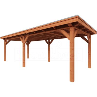Trendhout Buitenverblijf Florence 780x360 cm - Plat dak Trendhout Buitenverblijf Florence 780x360 cm - Plat dak