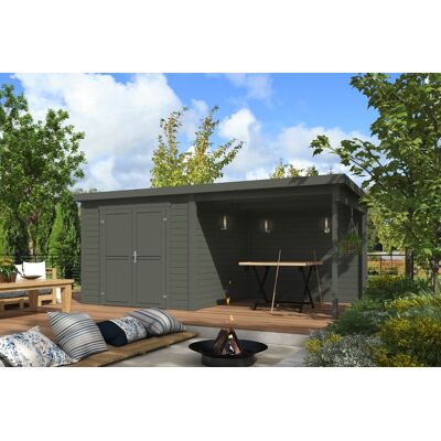 Outdoor Life Lars Tuinhuis 500x250 cm 28 mm vuren Green Grey gecoat Outdoor Life Lars Tuinhuis 500x250 cm 28 mm vuren Green Grey gecoat