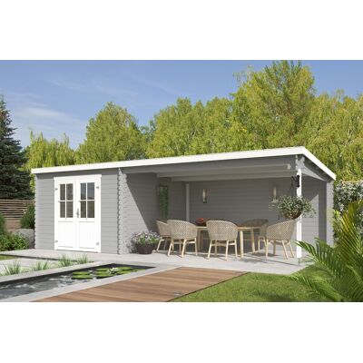 Van Kooten Tuin en Buitenleven - St. Louis - 701x312 cm - Log cabin Van Kooten Tuin en Buitenleven - St. Louis - 701x312 cm - Log cabin