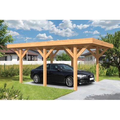 Tuindeco Lemmer carport 450x600 cm Douglas blank - Bouwpakket Tuindeco Lemmer carport 450x600 cm Douglas blank - Bouwpakket