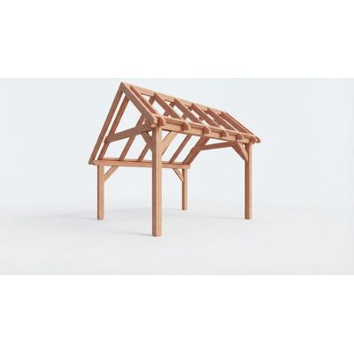 Trendhout Bouwpakket kapschuur 410,5x346 cm fijnbezaagd Douglas Trendhout Bouwpakket kapschuur 410,5x346 cm fijnbezaagd Douglas