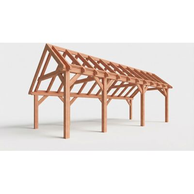 Trendhout Bouwpakket kapschuur 815x346 cm fijnbezaagd Douglas Trendhout Bouwpakket kapschuur 815x346 cm fijnbezaagd Douglas