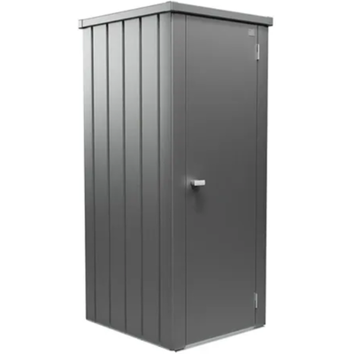 Biohort Julia L High metalen terraskast 77,7x87x180,9 cm kwartsgrijs metallic Biohort Julia L High metalen terraskast 77,7x87x180,9 cm kwartsgrijs metallic