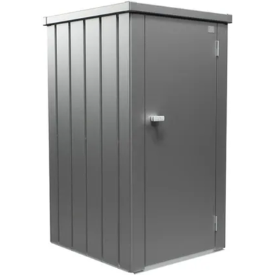 Biohort Julia L metalen terraskast 77,7x87x140,2 cm kwartsgrijs metallic Biohort Julia L metalen terraskast 77,7x87x140,2 cm kwartsgrijs metallic