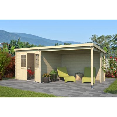 Kooten Tuinschuur Sunniva - 590x295 cm - Houten Opberg Kooten Tuinschuur Sunniva - 590x295 cm - Houten Opberg