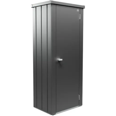 Biohort Julia M HIGH metalen terraskast 77,7x57x180,9 cm donkergrijs metallic Biohort Julia M HIGH metalen terraskast 77,7x57x180,9 cm donkergrijs metallic