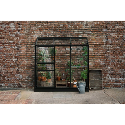 Royal Well Emma II aluminium muurkas 194x69x194 cm zwart met veiligheidsglas Royal Well Emma II aluminium muurkas 194x69x194 cm zwart met veiligheidsglas