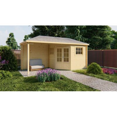 Van Kooten Tuin en Buitenleven - Rianne - 250x250 cm - blokhut Van Kooten Tuin en Buitenleven - Rianne - 250x250 cm - blokhut