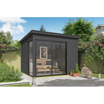 Van Kooten Julia 295x295 cm Carbon Grey gecoat Tuinhuis Van Kooten Julia 295x295 cm Carbon Grey gecoat Tuinhuis