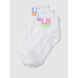 Polo Ralph Lauren Sokken met logostitching in een set van 3 paar, model 'OUTLINE'  - Wit - Size: 97% Polyester, 3% Elastaan