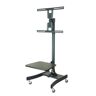 Value LCD-TV Display Stand, mobile, black