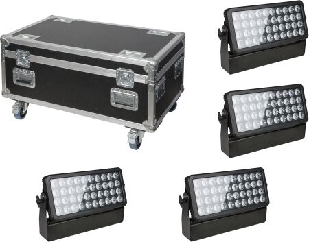 Showtec Helix S5000 Q4 LED Outdoor Flood Light SET