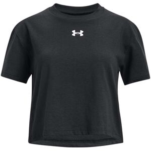 Under Armour Cropped Sportstyle Logo Short Sleeve Zwart 134/146 girls Under Armour Cropped Sportstyle Logo Short Sleeve Zwart 134/146 girls