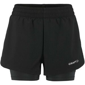 Craft Adv Essence 2-in-1 Shorts - Zwart - Dames Craft Adv Essence 2-in-1 Shorts - Zwart - Dames