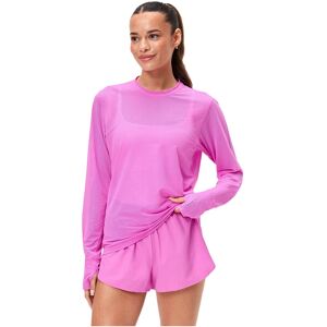 Stronger Mesh Running Long Sleeve Roze M female Stronger Mesh Running Long Sleeve Roze M female