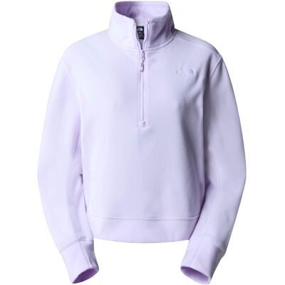 The North Face 100 Glacier Fleece Half Zip Lila XL female The North Face 100 Glacier Fleece Half Zip Lila XL female