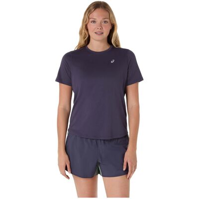 Asics Core Ss Top Dames Blauw L female Asics Core Ss Top Dames Blauw L female