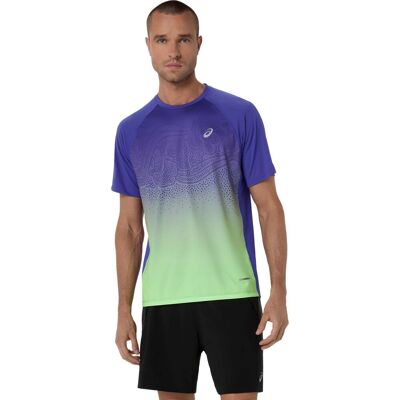 Asics Road Fade Ss Aqua / Turqoise M male Asics Road Fade Ss Aqua / Turqoise M male