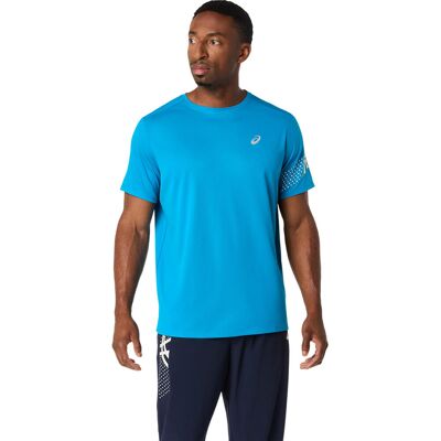 Asics Icon Ss Shirt Aqua / Turqoise L male Asics Icon Ss Shirt Aqua / Turqoise L male