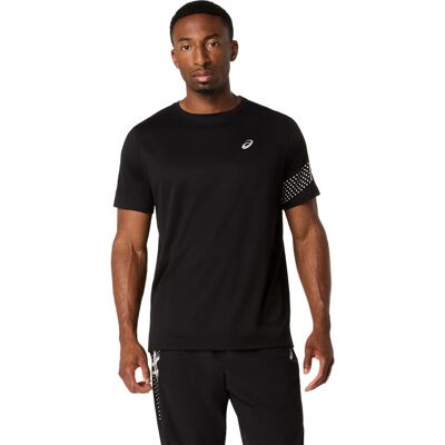 Asics Icon Ss Shirt Zwart L male Asics Icon Ss Shirt Zwart L male