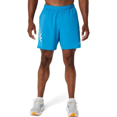 Asics Icon 7 Inch Short Aqua / Turqoise L male Asics Icon 7 Inch Short Aqua / Turqoise L male