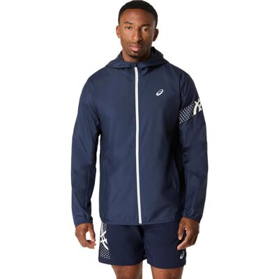 Asics Icon Jacket Blauw M male Asics Icon Jacket Blauw M male