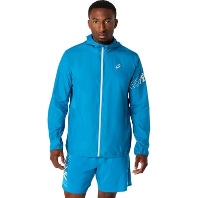 Asics Icon Jacket Aqua / Turqoise M male Asics Icon Jacket Aqua / Turqoise M male