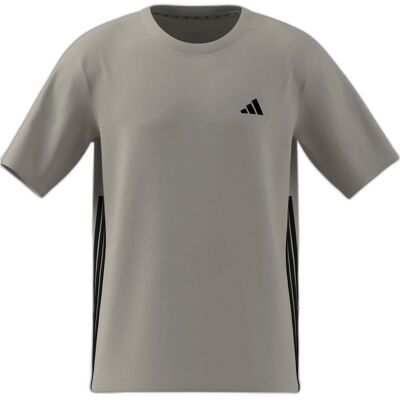 Adidas We Bas 3 Stripes T-shirt Grijs M male Adidas We Bas 3 Stripes T-shirt Grijs M male