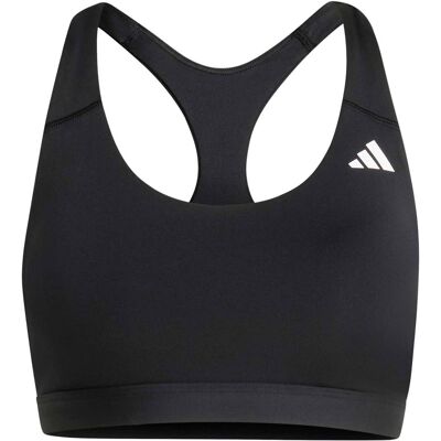 Adidas Optime Essentials Workout Medium Support Bra Zwart M female Adidas Optime Essentials Workout Medium Support Bra Zwart M female