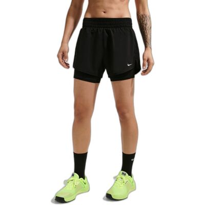 Nike Dri-fit 2-in-1 Short Zwart M female Nike Dri-fit 2-in-1 Short Zwart M female