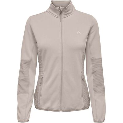 Only Play Jetta Fleece Jack Beige M female Only Play Jetta Fleece Jack Beige M female