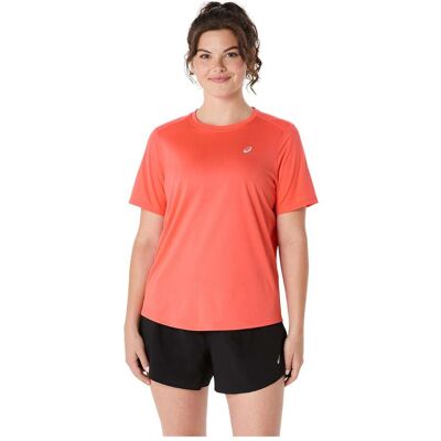 ASICS CORE SS TOP - Hardlooptop - Koraalriffen ASICS CORE SS TOP - Hardlooptop - Koraalriffen