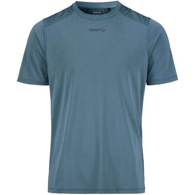 Craft Blau Gerecycled Polyester Elastaan Trainingshirt - T-shirt Craft Blau Gerecycled Polyester Elastaan Trainingshirt - T-shirt