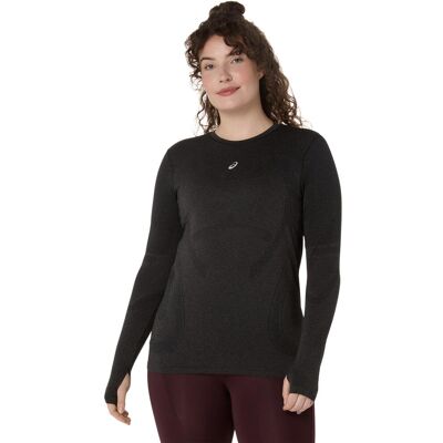 Asics Road Seamless Top Zwart XL female Asics Road Seamless Top Zwart XL female