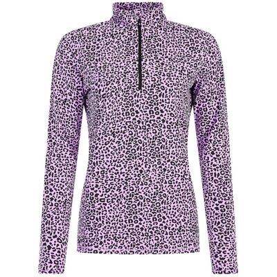 Protest Prtesher 1/4 Zip Active Top Paars XS female Protest Prtesher 1/4 Zip Active Top Paars XS female