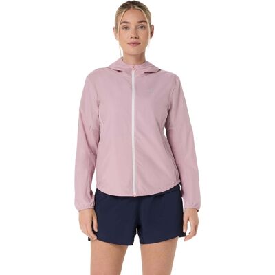 Asics Core Jacket Dames Roze M female Asics Core Jacket Dames Roze M female