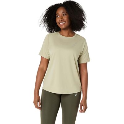 Asics Core Ss Top Dames Groen L female Asics Core Ss Top Dames Groen L female