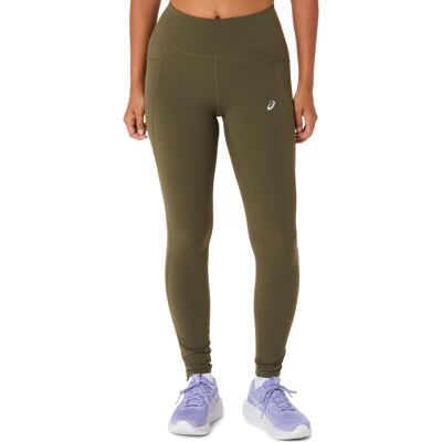 Asics Nagino Run Legging Dames Groen L female Asics Nagino Run Legging Dames Groen L female