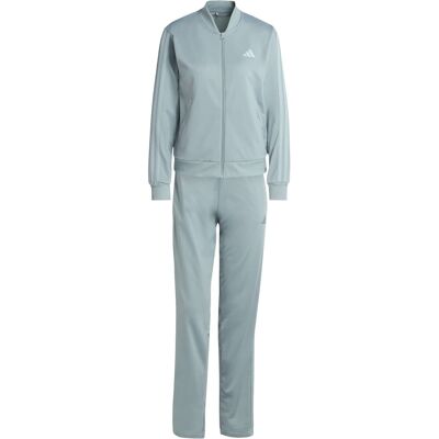 Adidas Essentials 3-stripes Tracksuit Groen XS female Adidas Essentials 3-stripes Tracksuit Groen XS female