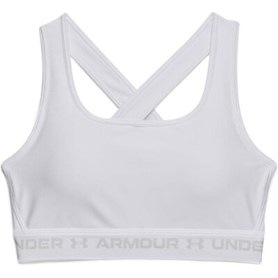 Under Armour Mid Crossback Sports Bra Wit XL female Under Armour Mid Crossback Sports Bra Wit XL female