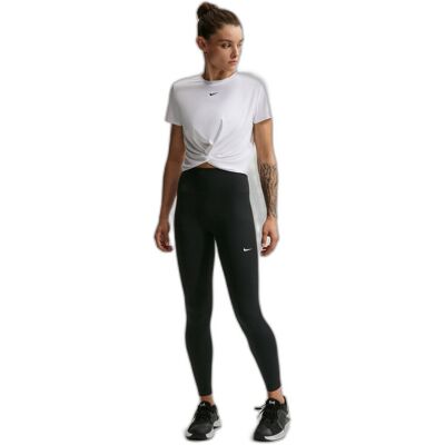 Nike One Seamless Front Legging Dames Zwart L female Nike One Seamless Front Legging Dames Zwart L female