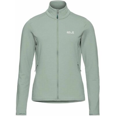 Jack Wolfskin Lifestride Fleece Jacket Dames Groen M female Jack Wolfskin Lifestride Fleece Jacket Dames Groen M female