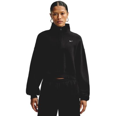 Nike Studio Fleece Medium Weight Dames Zwart M female Nike Studio Fleece Medium Weight Dames Zwart M female