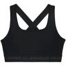 Under Armour Mid Crossback Sports Bra Zwart XS female