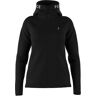 Peak Performance Rider Mid Zip Hood Zwart XS female