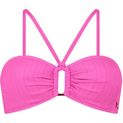 Ten Cate Beach Bikini Top Bandeau Ring Padded Roze 36 female Ten Cate Beach Bikini Top Bandeau Ring Padded Roze 36 female