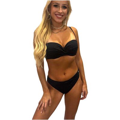 Bomain Ladies Bandeau Bikini Parga Zwart 42C-D female Bomain Ladies Bandeau Bikini Parga Zwart 42C-D female